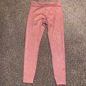 Forever 21 rose gold leggings